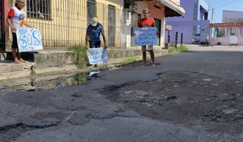 Após manifestações, Seminf pavimenta três ruas do Oswaldo Frota, mas moradores alegam que o trabalho foi feito pela metade
