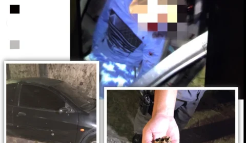 Dupla é metralhada na Praça 14 após realizarem cobrança do tráfico