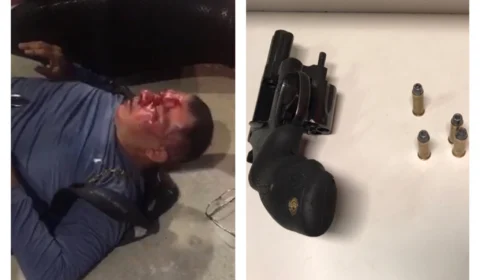 Frentista que já tinha virado freguês de bandido reage a assalto e espanca bandido
