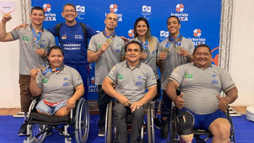 Paratletas do Amazonas conquistam seis medalhas no Circuito Brasil Loterias Caixa de Halterofilismo