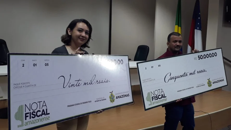 Atenção: mais de R$ 100 mil serão sorteados, nesta quarta, no Nota Fiscal Amazonense. Confira!