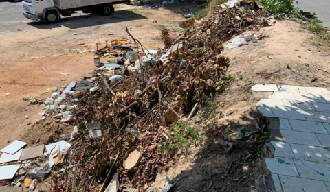 Moradores do São José 2 denunciam falta de iluminação e lixeira viciada, na etapa B do bairro