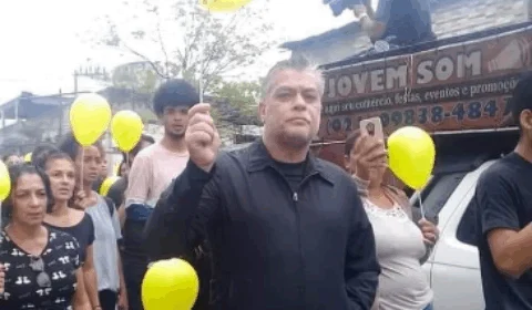 Fábio Assunção vai ao velório de Ágatha e comove web