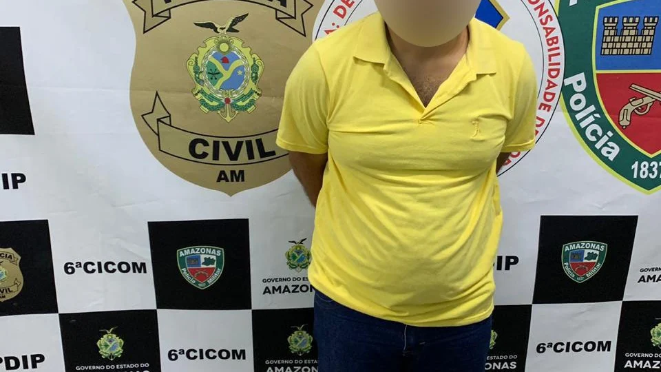 Acusado de estuprar a enteada de 8 anos, homem é preso em Manaus