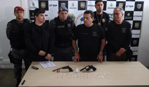 Operação Cruzada Norte resulta em 59 prisões e 20 armas apreendidas em Manaus