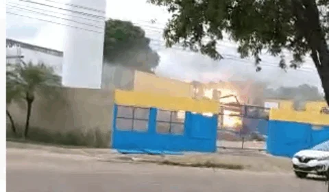 Empresa de gás sofre três explosões e testemunhas flagram momento. VEJA O VÍDEO!