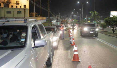 Em Manaus, oito são presos e 34 motoristas alcoolizados multados durante o final de semana