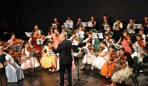 Orquestra Infantil da UEA realiza concerto em homenagem pelo Dia das Crianças
