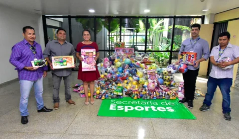 Sejel faz entrega de mais de mil brinquedos arrecadados durante campanha ‘Doe um brinquedo e ganhe sorrisos’