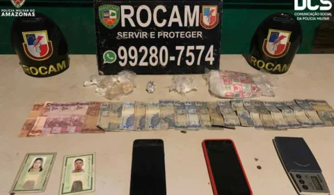 PM detém mãe e filho em posse de entorpecentes em Maués