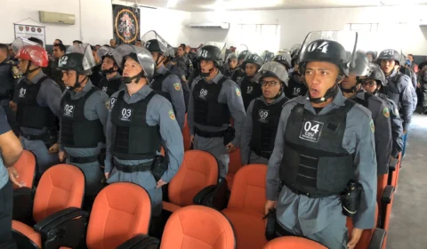 Quarenta e dois policiais iniciam estágio de Boinas Vermelhas do Choque