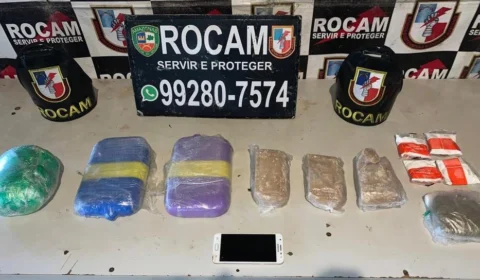 Policiais militares da Rocam detêm suspeito de tráfico em Maués