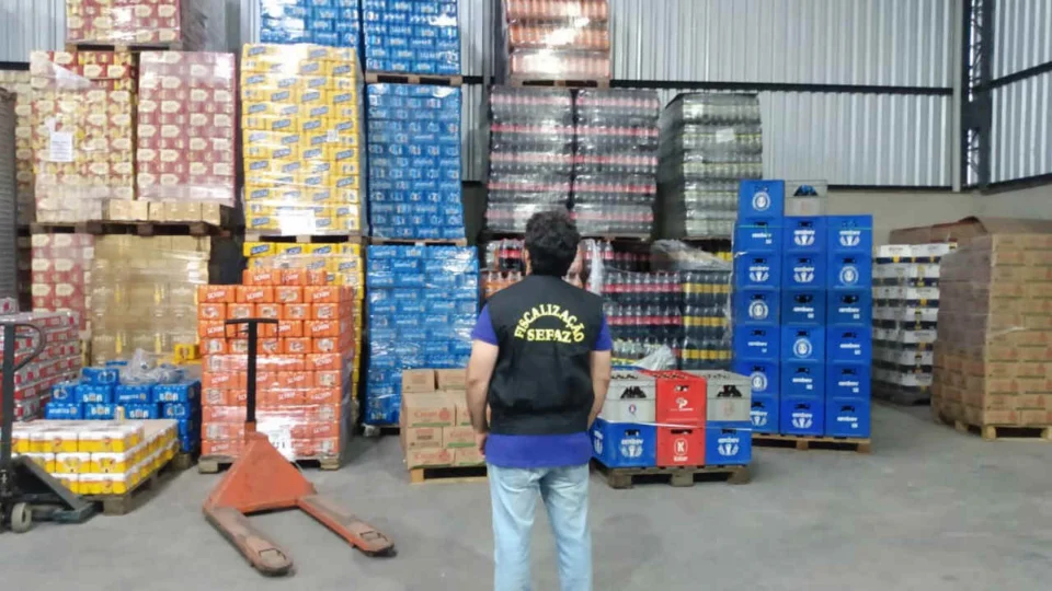 Sefaz-AM bate recorde de apreensão de bebidas sem nota fiscal em Manaus