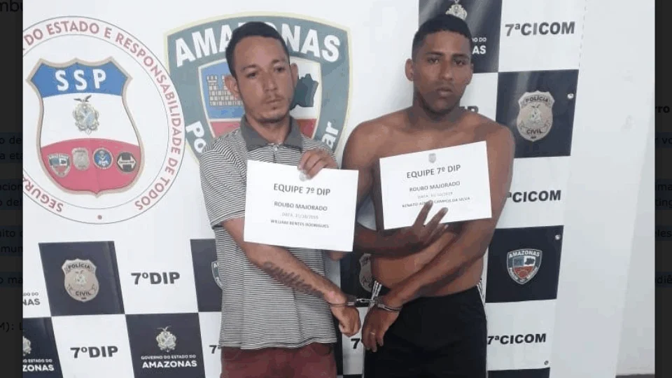 Polícia Civil prende dupla que roubava no Distrito Industrial