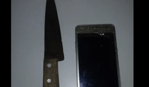 Polícia Militar, por meio da 24ª Cicom prenderam suspeito que ameaça e rouba na zona sul.