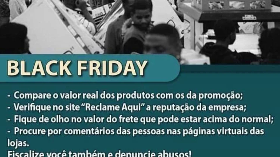Polícia Civil alerta o consumidor durante as compras na Black Friday