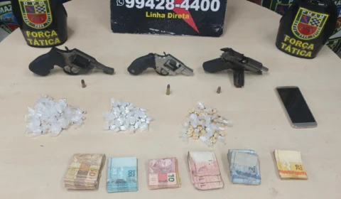 Polícia Militar detém dupla suspeita de tráfico de drogas na zona leste de Manaus
