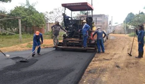 Obras de recuperação nas ruas de Novo Airão entram na reta final