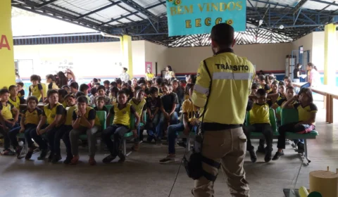 Milhares de estudantes são alcançados por projeto de Educação no Trânsito no interior do Amazonas