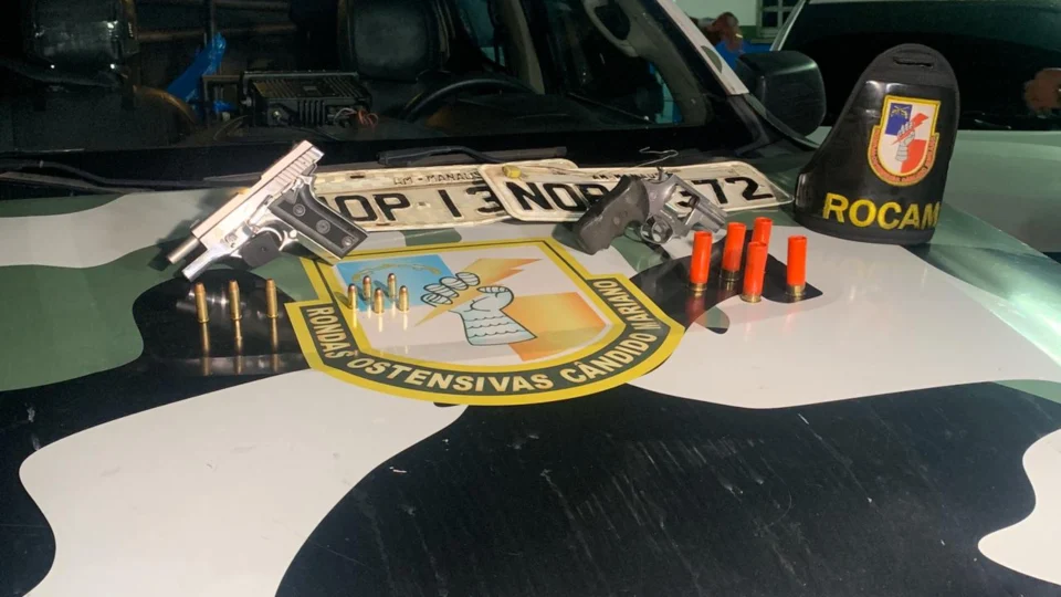 Armeiro de facção criminosa é preso com pistola e revólver com numeração raspada  na Zona Leste de Manaus