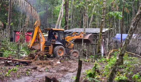 SSP-AM auxiliaram na reintegração de áreas de invasão em Manaus