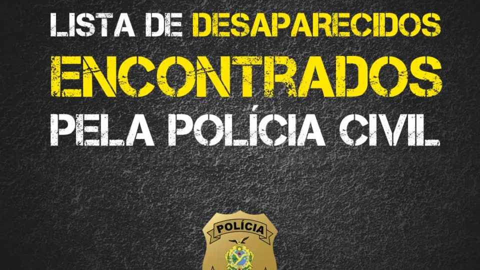 Confira a lista divulgada pela Polícia Civil do Amazonas de pessoas desaparecidas