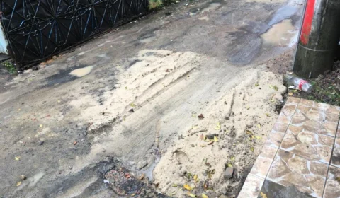 Prefeitura não finaliza obra na rua Jofre Conhen e deixa moradores preocupados