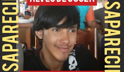 Marcos Paulo Alves de Souza está desaparecido desde a manhã desta segunda-feira (30)