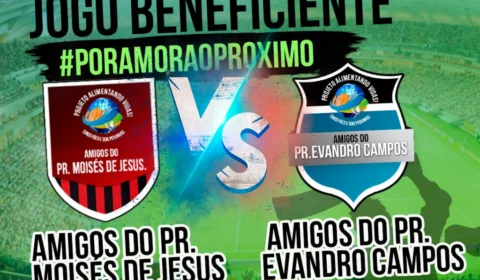 Solidariedade: projeto realiza Futebol Beneficente para arrecadar alimentos e doar para a comunidade carente
