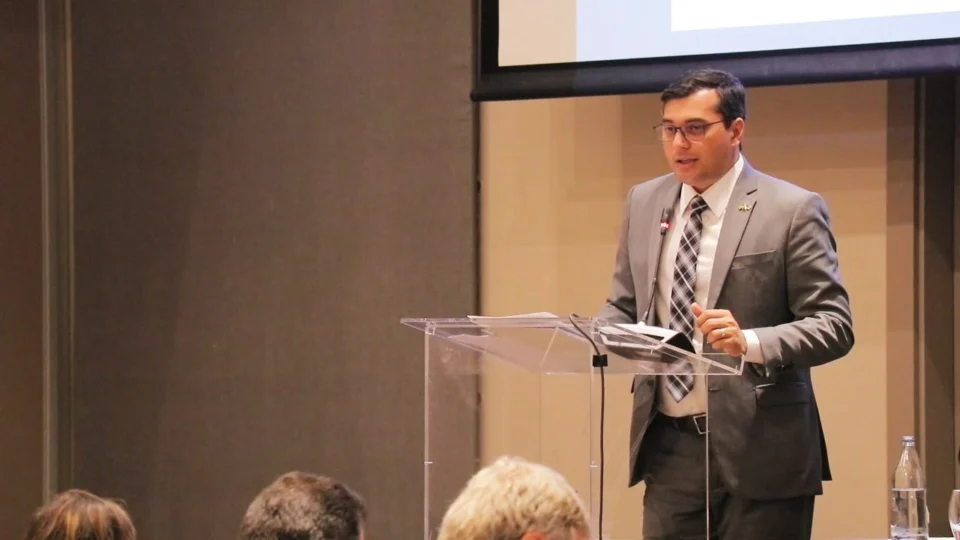 Em Madri, Governador do Amazonas apresenta modelo de financiamento para projetos ambientais no Amazonas