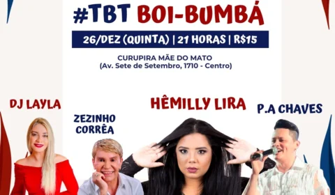 Vamo de #tbt? Evento relembra Toadas clássicas, nesta quinta (26). Saiba mais!