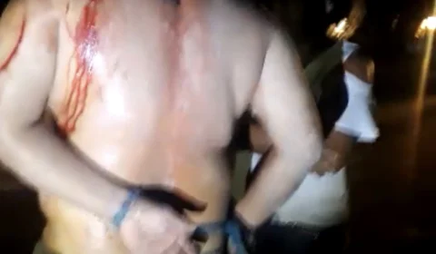 Vídeo mostra o momento em que líder comunitário é salvo pela PM, na invasão Itaporanga – Assista