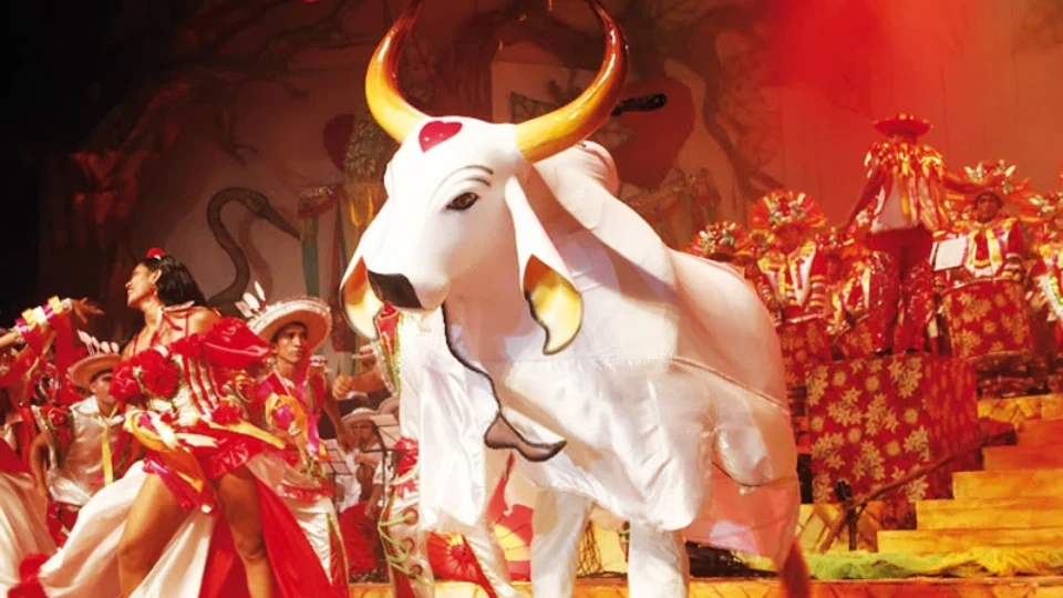 Multidão vermelha e branca toma as ruas de Parintins