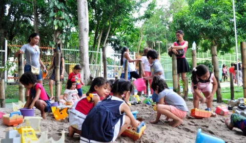 Não sabe onde levar a criançada pra se divertir nas férias? O Parque Cidade da Criança tem programação especial