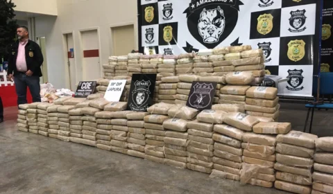 Operação apreende meia tonelada de drogas, avaliada em R$ 1,5 mi, em Japurá (AM)