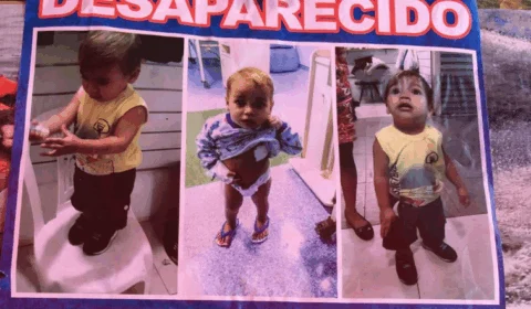 Familiares de Erlon Gabriel fazem panfletagem no porto da Manaus Moderna