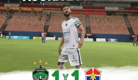 Após empate no último minuto, Manaus FC está classificado para a final do Amazonense