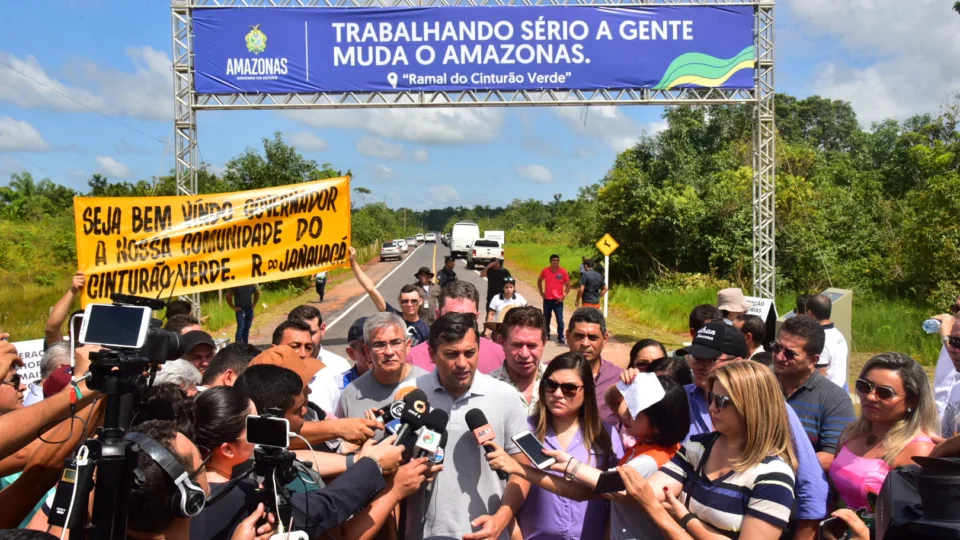 Wilson Lima inaugura Ramal do Cinturão Verde, no Careiro Castanho, e anuncia investimentos no município
