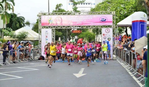 ‘Corrida da Mulher Amazônica’ é realizada na manhã neste domingo (8) em sua 7a edição