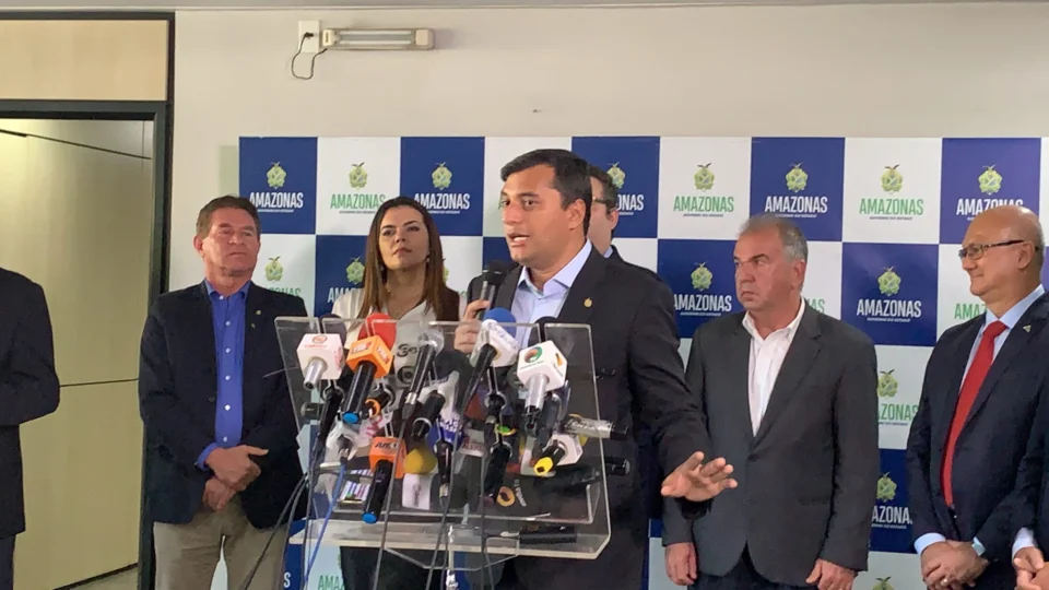 Wilson Lima recebe presidente do Senado e fala sobre Zona Franca, Reforma Tributária e Coronavírus