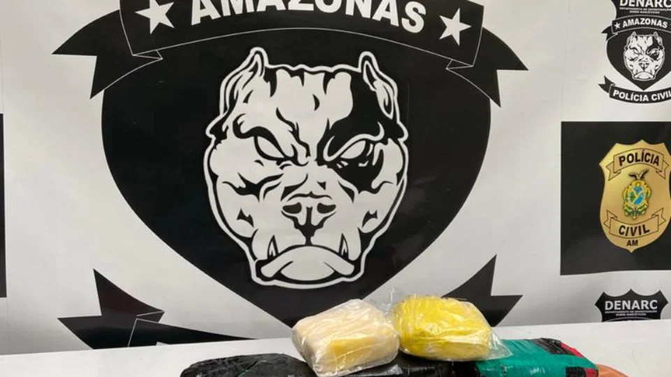 Policiais civis do Denarc prendem indivíduo com cerca de 10 quilos de cocaína, três pistolas e munições