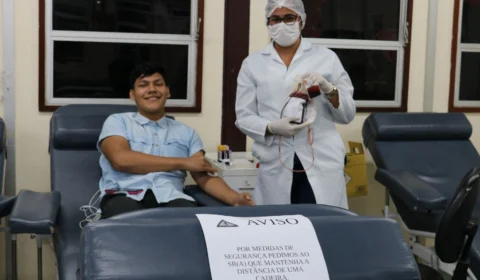 Hemoam chama atenção para doação de sangue agendada