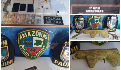 PM detém dupla envolvida em séries de crimes no município de Pauini