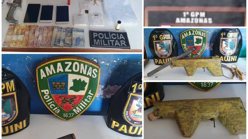 PM detém dupla envolvida em séries de crimes no município de Pauini