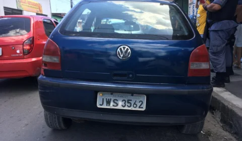 Idoso é feito de refém por assaltantes que estavam fazendo arrastões pelo bairro São José