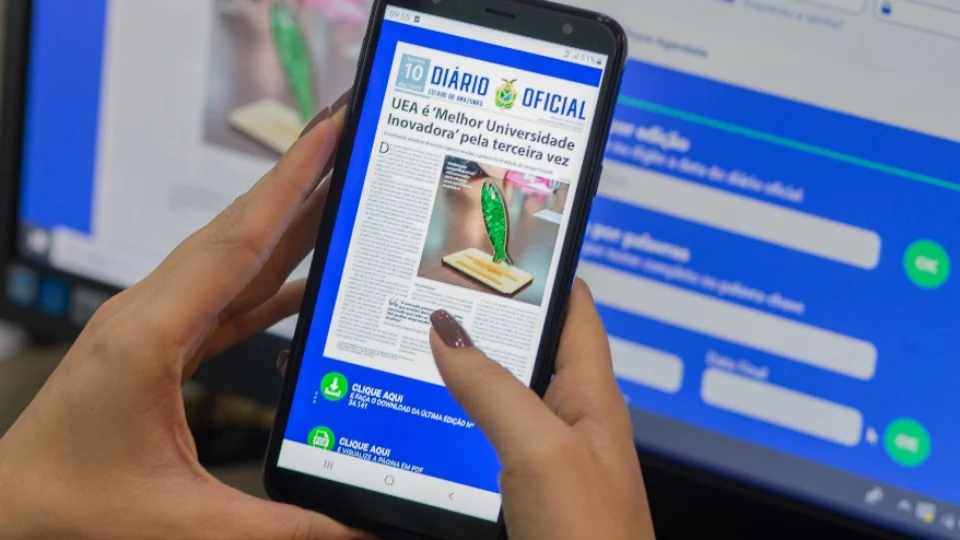 Diário Oficial 100% eletrônico agiliza publicação de atos do Governo durante pandemia do coronavírus