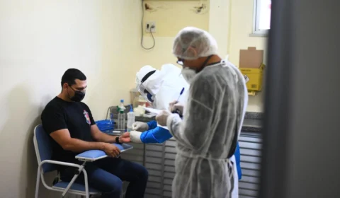 Ações voltadas para prevenção, realizam 150 testes rápidos para Covid-19, em membros da Polícia Militar