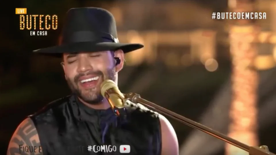 Sabadou na quarentena: Gusttavo Lima realiza a segunda edição do ‘Buteco em Casa’, durante isolamento social