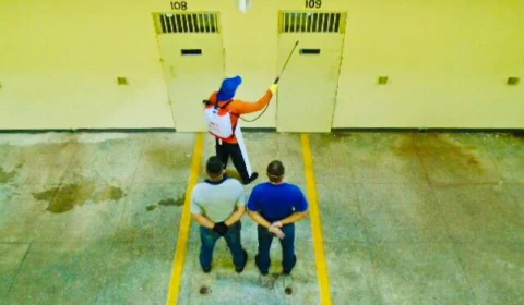 Seap realiza pulverização nas unidades prisionais, para combater o novo coronavírus