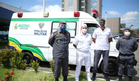 Policlínica da Polícia Militar recebe da SSP uma ambulância para auxiliar no atendimento dos policiais militares
